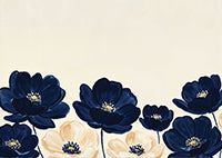 Midnight Bloom Botanical 11 Painting Art - Horizontal