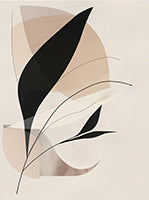 Sand Reverie Botanical Painting Art - Vertical