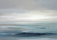 Mist Stillness Coastal 7 Painting Art - Horizontal