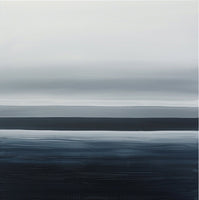 Midnight Stillness Atmospheric 2 Painting Art - Square