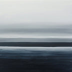 Midnight Stillness Atmospheric 2 Painting Art - Square