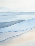 Frost Stillness Coastal 6 Painting Art - Set of 2