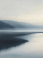 Mist Stillness Atmospheric 5 Painting Art - Set of 2