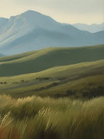 Amber Wander Atmospheric Painting Art - Set of 2