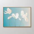 Frost Bloom Coastal Painting Art - Horizontal