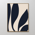 Midnight Sway Organic Deep Painting Art - Vertical