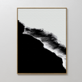 Onyx Ebb Coastal Painting Art - Horizontal