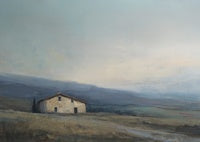 Mist Solitude Atmospheric Rich Painting Art - Horizontal