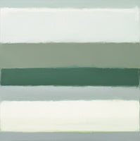 Sage Stillness Atmospheric Pure Painting Art - Vertical