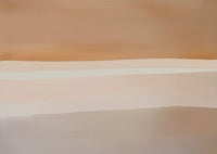 Sienna Drift Atmospheric Bold Painting Art - Horizontal