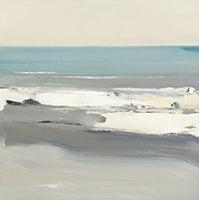 Frost Stillness Coastal 7 Painting Art - Square