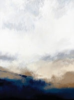 Midnight Drift Atmospheric Bold Painting Art - Vertical