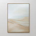 Original hand painted beige sand dune desert oil painting canvas wall art, nordic scandinavian minimalist elegant luxury modern living room home decor
