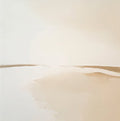 Sand Stillness Coastal Bold Painting Art - Square