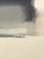 Ash Stillness Atmospheric Painting Art - Set of 2