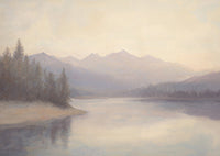 Pearl Stillness Nordic Painting Art - Horizontal
