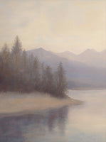 Mist Stillness Atmospheric 8 Painting Art - Set of 2