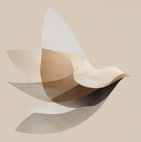 Sand Grace Organic Painting Art - Square