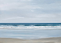 Mist Stillness Coastal 12 Painting Art - Horizontal