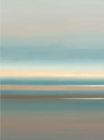 Teal Stillness Coastal Bold Painting Art - Set of 2