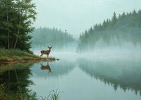 Mist Stillness Atmospheric 12 Painting Art - Horizontal