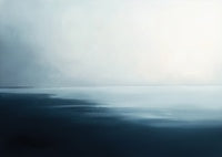 Midnight Stillness Atmospheric 3 Painting Art - Horizontal