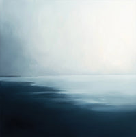 Midnight Stillness Atmospheric 4 Painting Art - Square