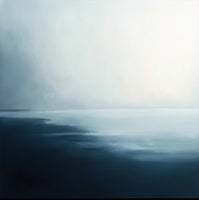 Midnight Stillness Atmospheric 5 Painting Art - Vertical