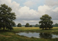 Sage Reverie Classic Painting Art - Horizontal