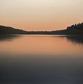 Dusk Stillness Atmospheric 2 Painting Art - Square