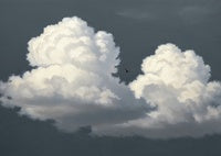 Slate Drift Atmospheric Deep Painting Art - Horizontal