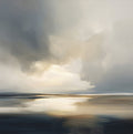 Mist Stillness Atmospheric 15 Painting Art - Square