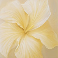 Golden Bloom Organic Bold Painting Art - Square