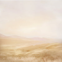 Golden Reverie Atmospheric 2 Painting Art - Square