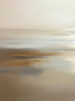 Sand Reverie Atmospheric Deep Painting Art - Set of 2