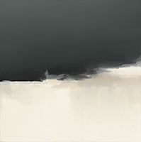 Midnight Stillness Atmospheric 7 Painting Art - Square