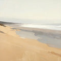 Sand Drift Coastal Bare Painting Art - Square