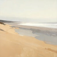 Sand Drift Coastal Bare Painting Art - Square