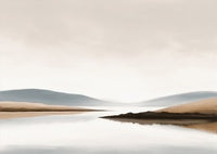 Mist Stillness Atmospheric 18 Painting Art - Horizontal