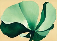 Sage Bloom Organic Pure Painting Art - Horizontal