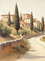 Sienna Wander Atmospheric Painting Art - Set of 2