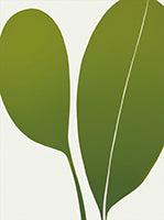 Sage Reverie Botanical Bold Painting Art - Vertical