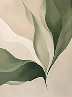 Sage Reverie Botanical Pure Painting Art - Vertical