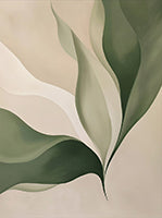 Sage Reverie Botanical Pale Painting Art - Set of 2