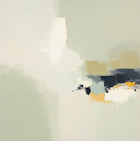 Sage Reverie Abstract Deep Painting Art - Square