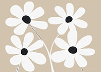 Sand Bloom Botanical Painting Art - Horizontal