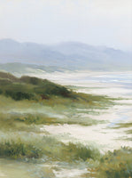 Mist Reverie Coastal Warm Painting Art - Set of 2