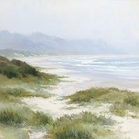 Mist Reverie Coastal 2 Painting Art - Square