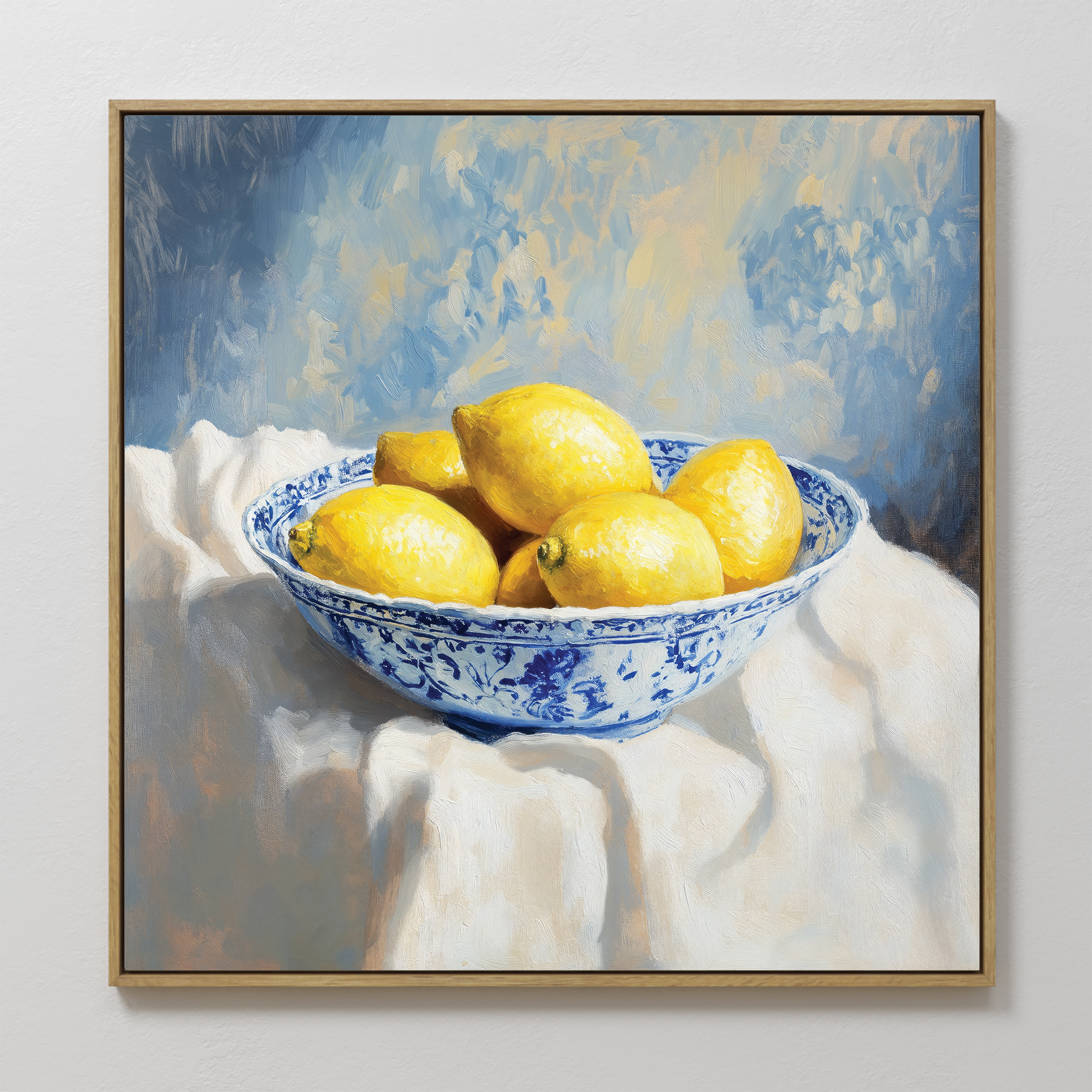 Golden Fruit Canvas Art Painting Art - Square