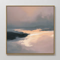 Original hand painted blush pink charcoal abstract oil painting canvas wall art, nordic scandinavian elegant luxury modern living room home decor inte